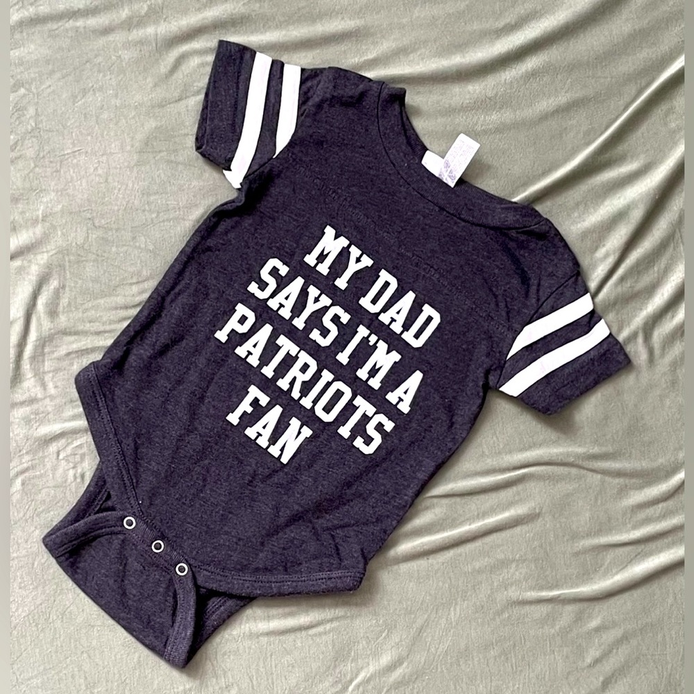 ❤️🏈💙 New England Patriots Onesie | NEP Bodysuit 6M NEW!